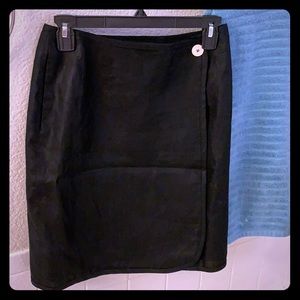 Liz Claiborne Black Wraparound Skirt